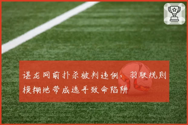 谌龙网前扑杀被判违例,羽联规则模糊地带成选手致命陷阱